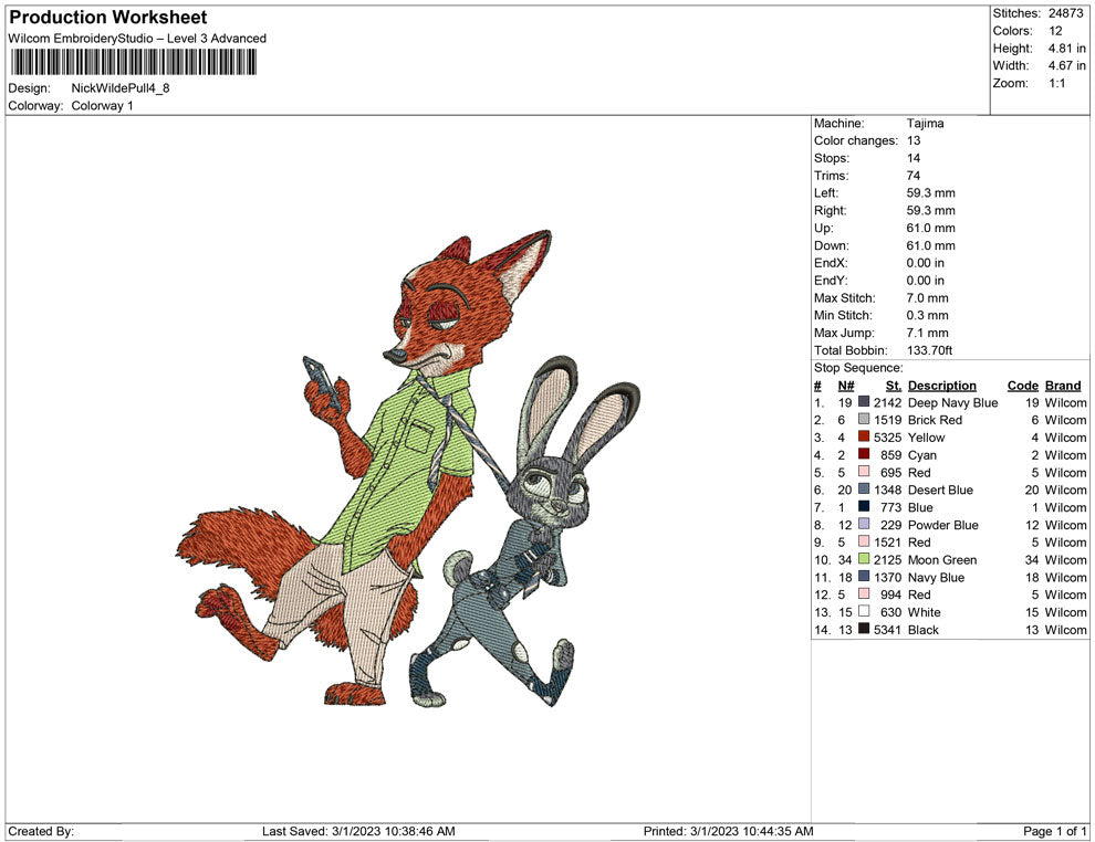 Nick Wilde pull