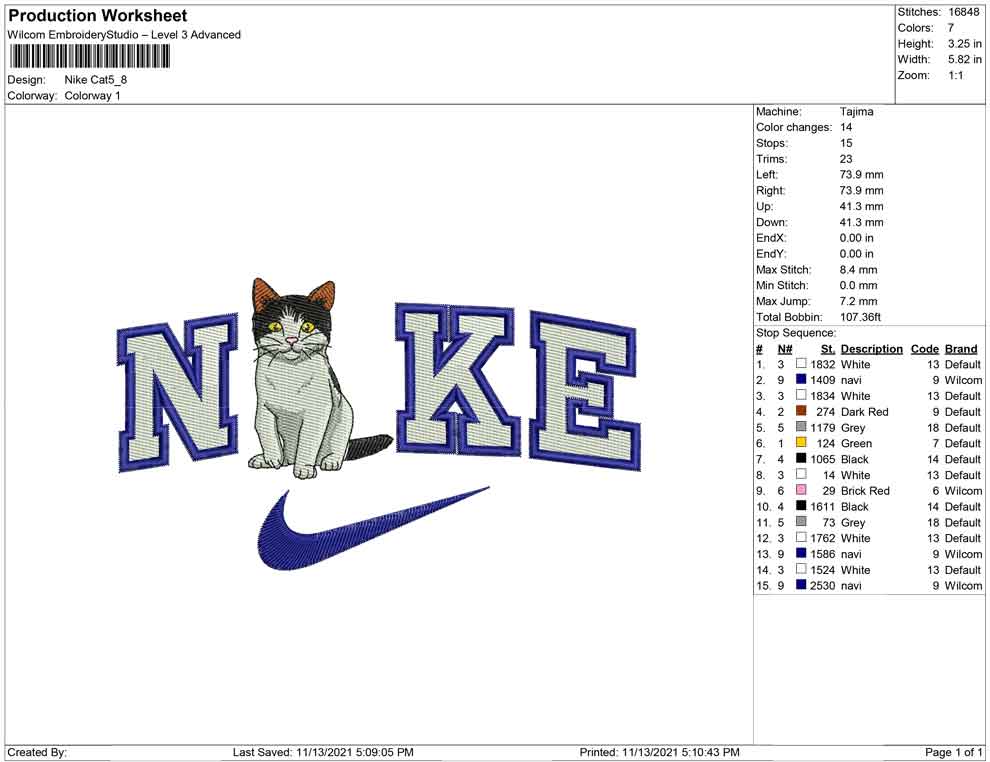 nike cat