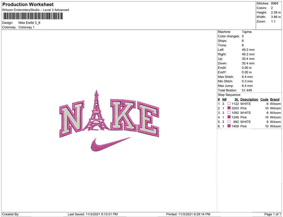 Nike Eiffel