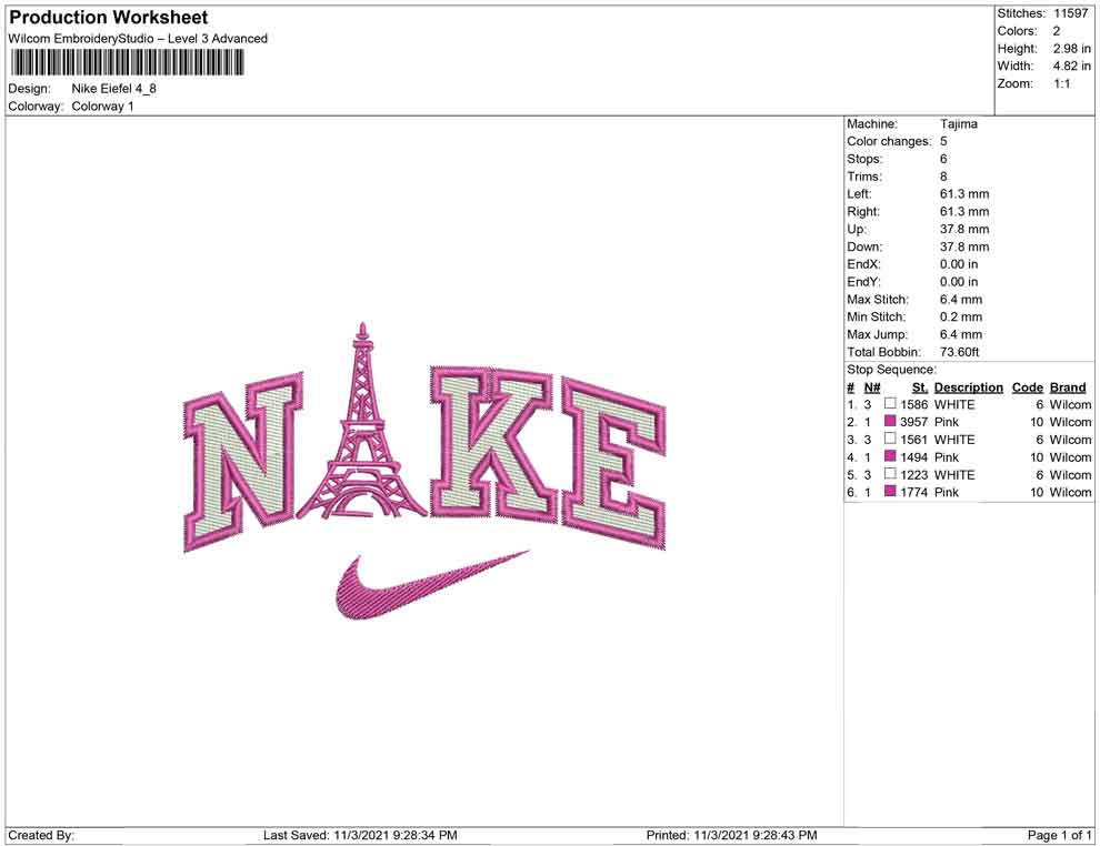 Nike Eiffel