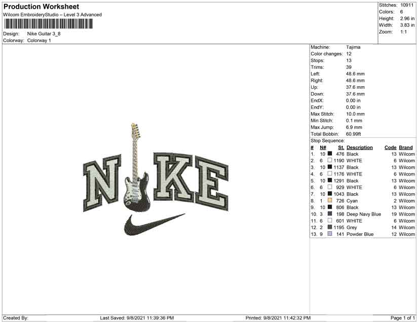 Nike Guitar