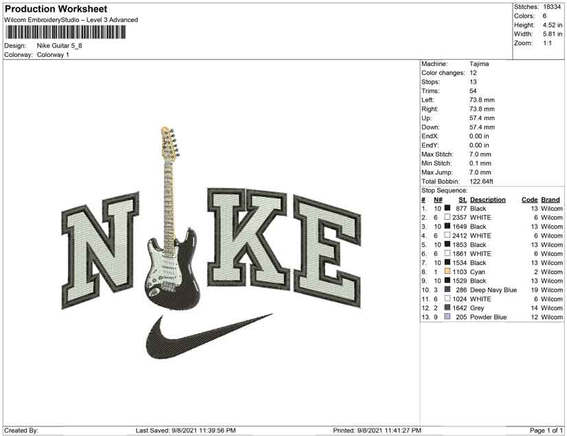 Nike Guitar