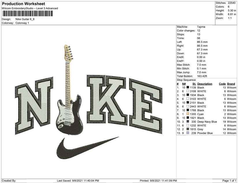 Nike Guitar