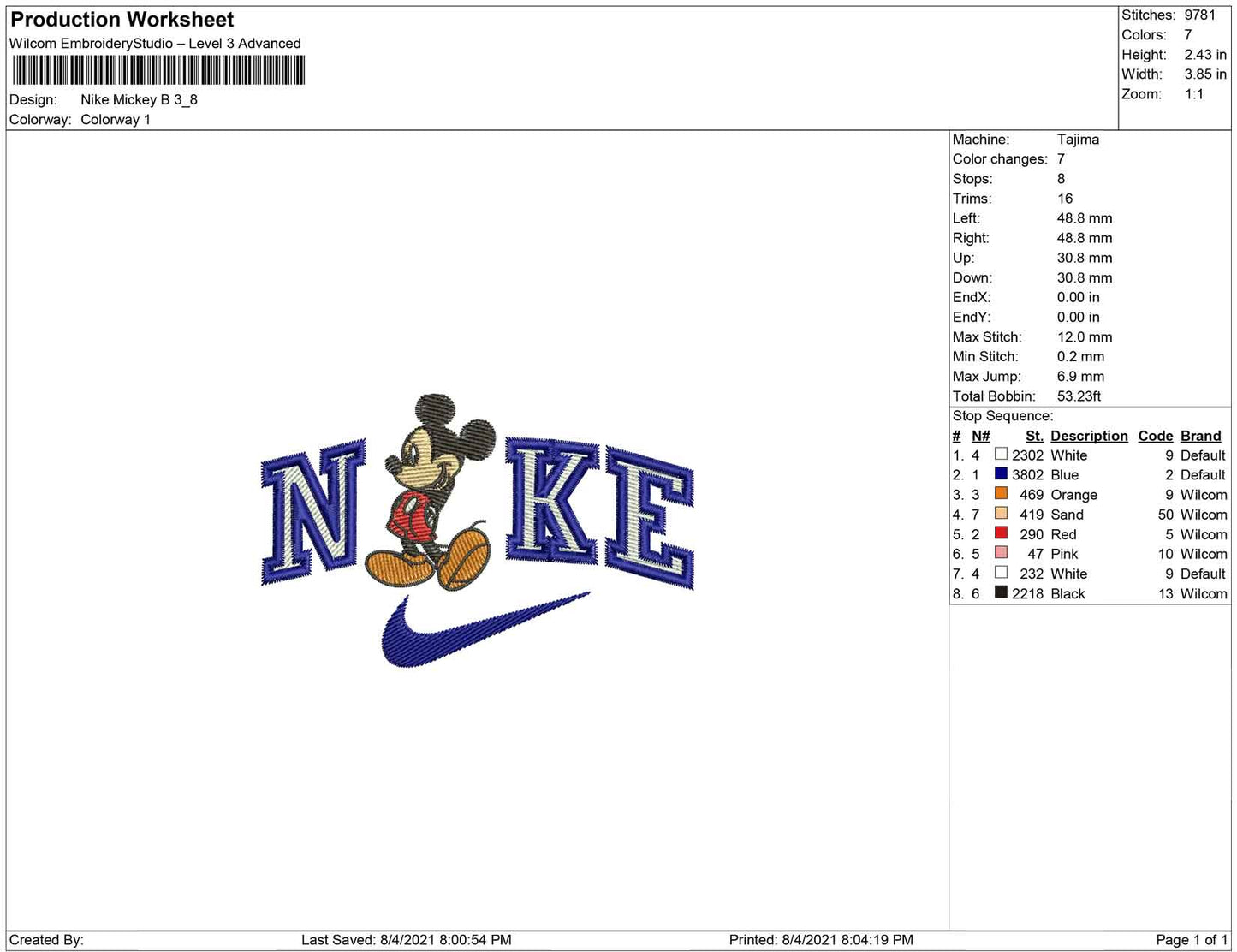 Nike Mickey B