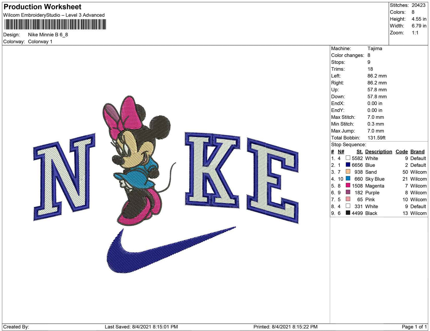 Nike Minnie B