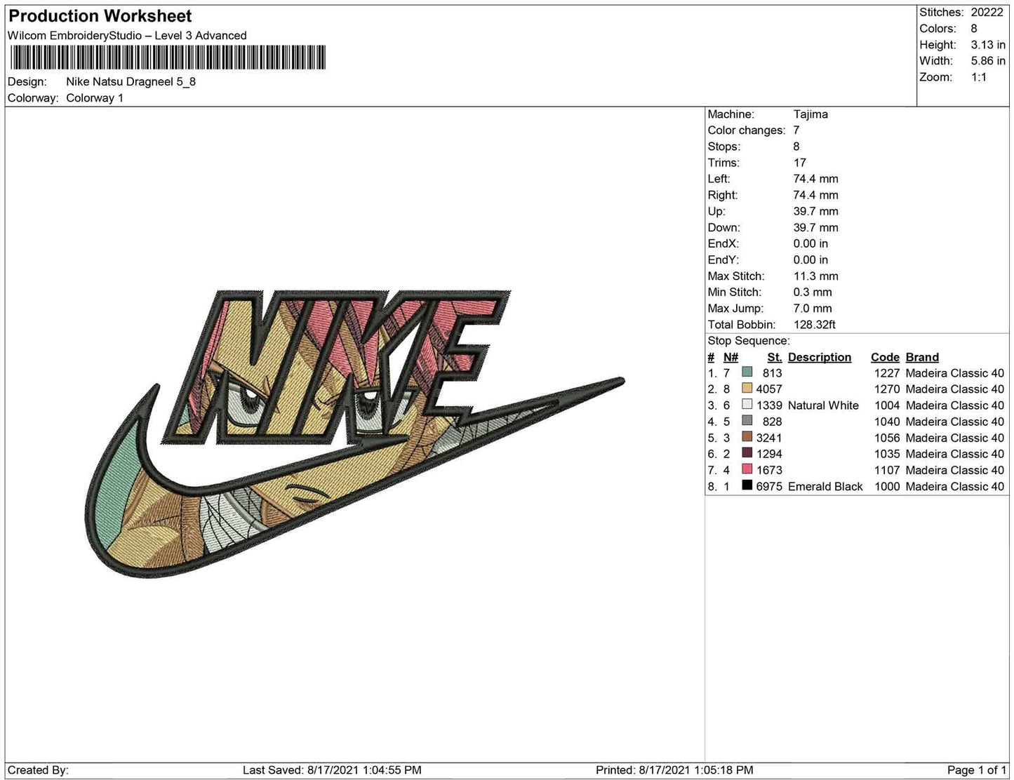 Nike Natsu Dragneel