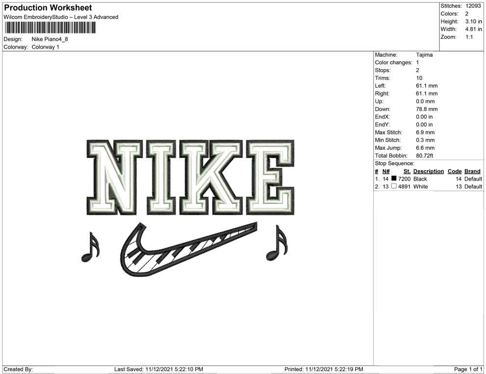 Nike Piano