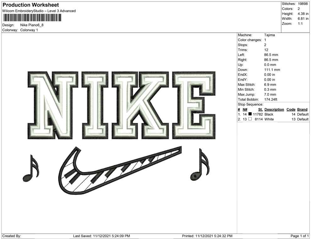 Nike Piano