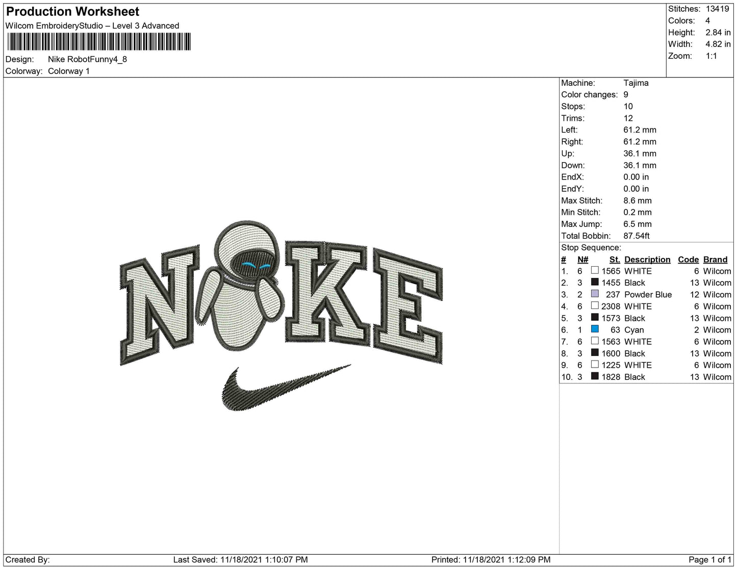 Nike Robot Funny