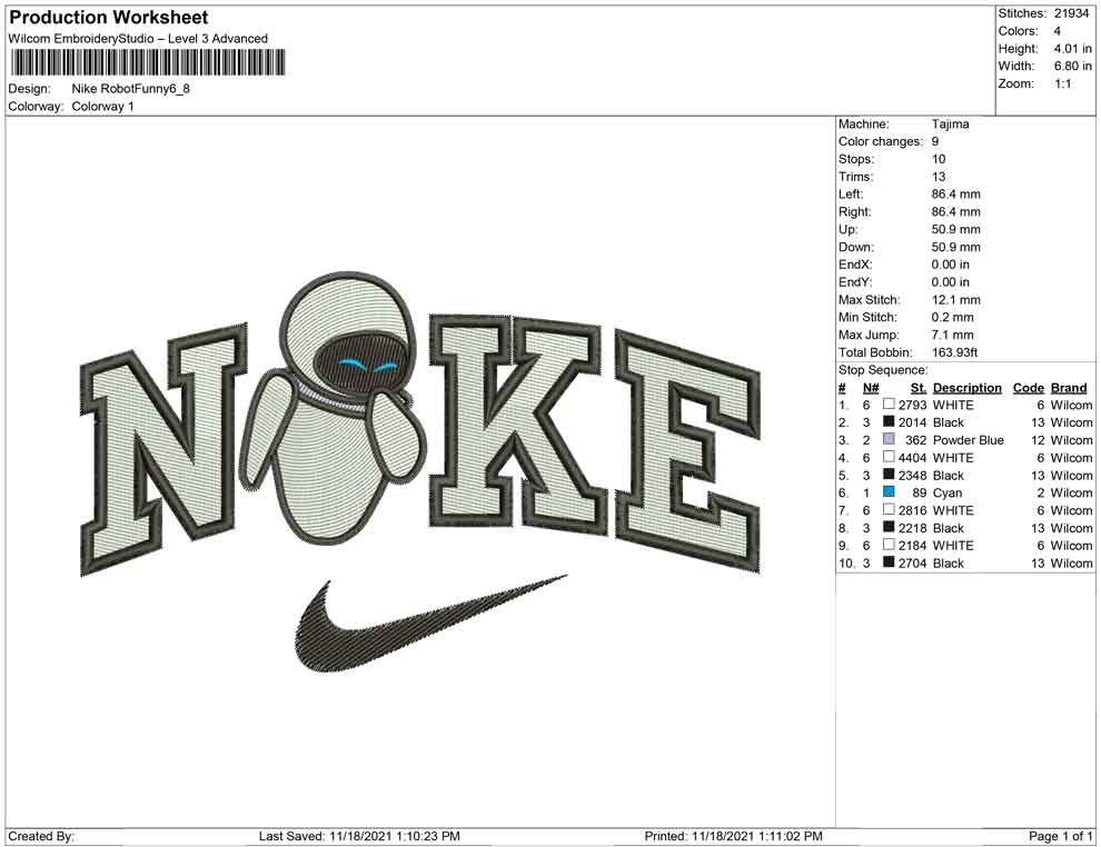 Nike Robot Funny