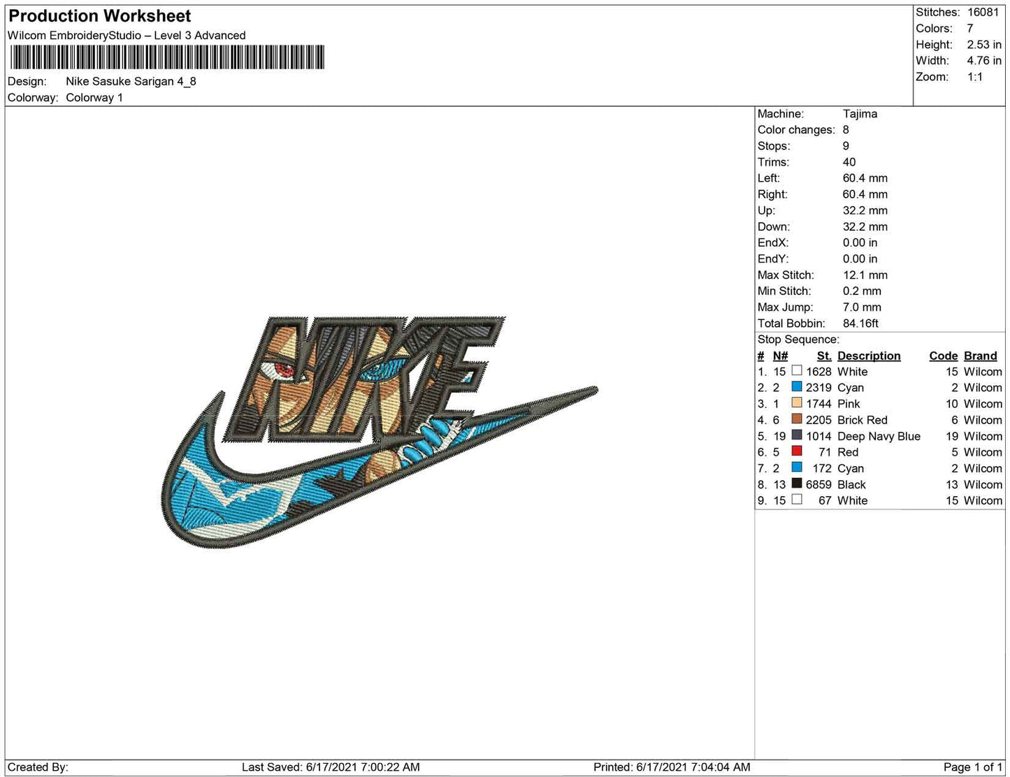 Nike Sasuke Sharigan