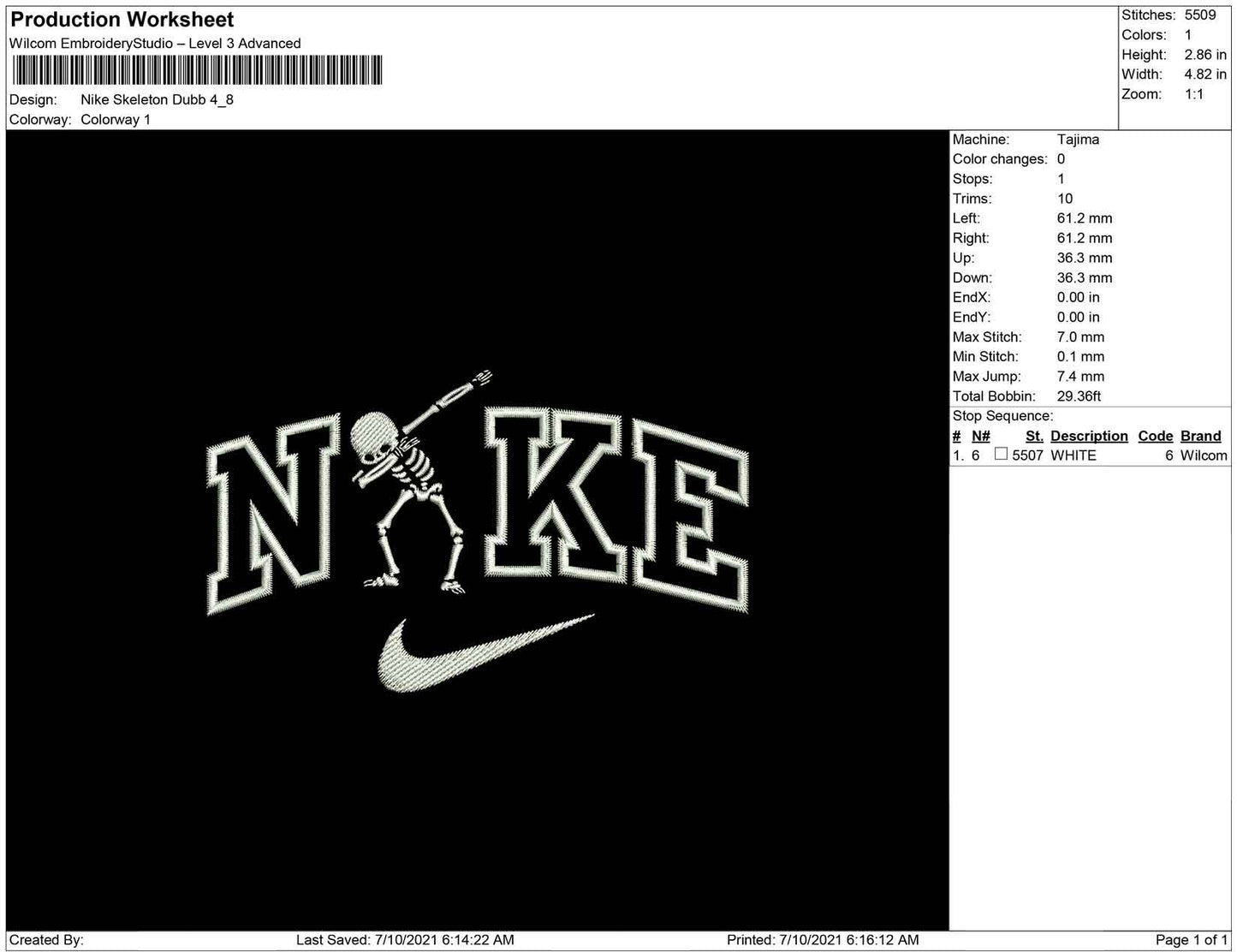 Nike Skeleton Dubb