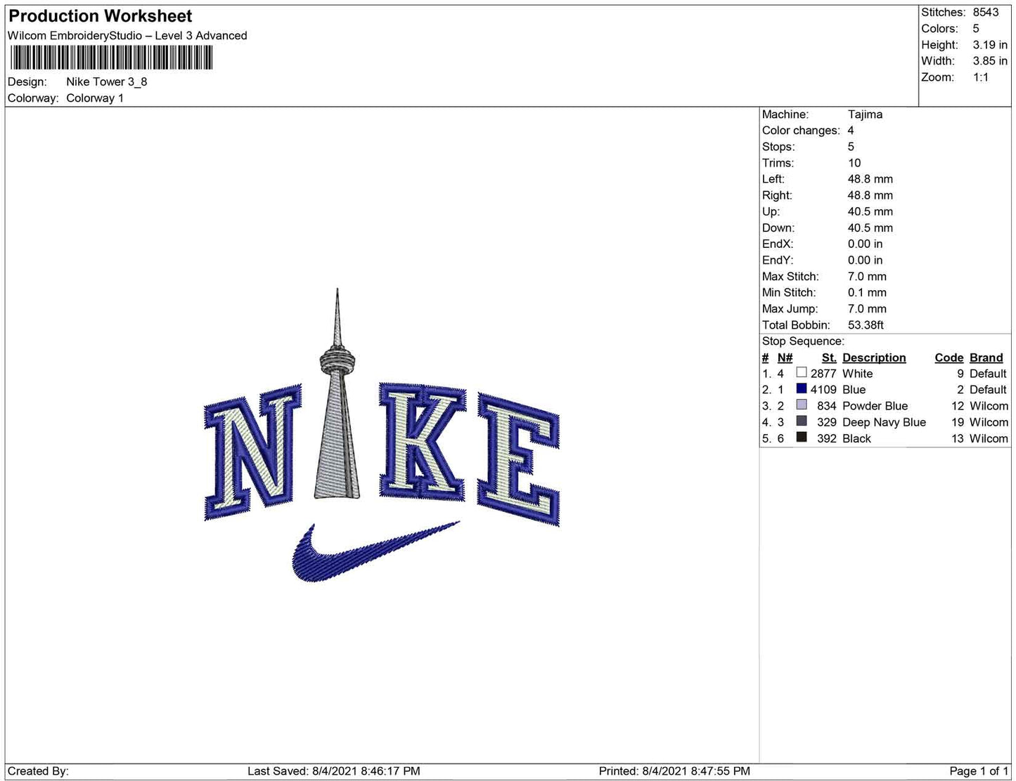 Nike Tower