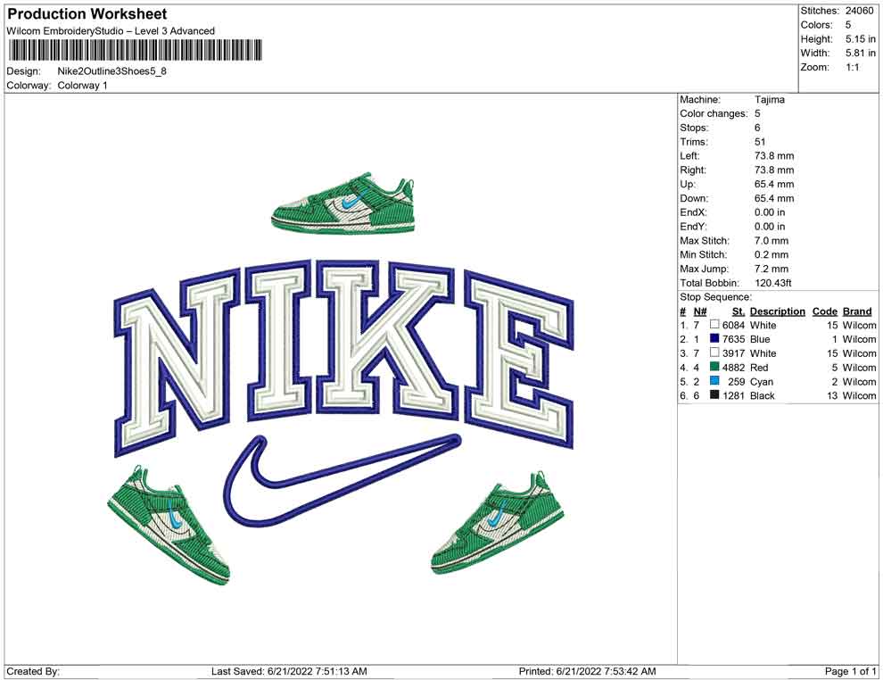 Nike 2 outline 3 shoes
