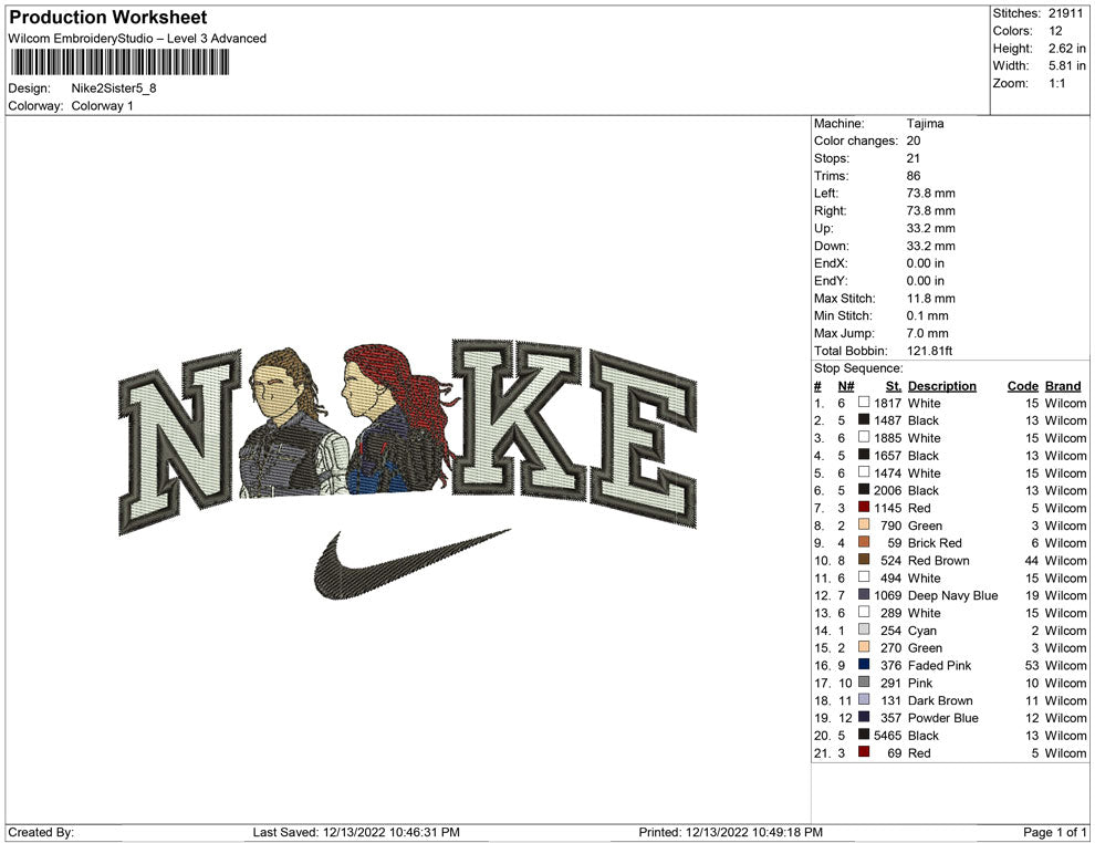 Nike 2 Sister
