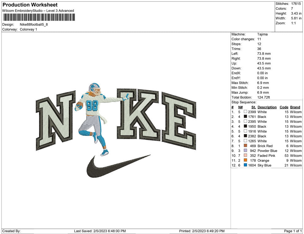 NIke 88 football