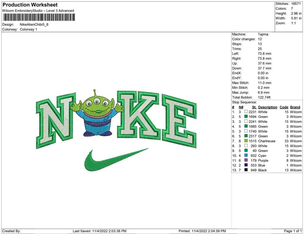 Nike Alien Chibi