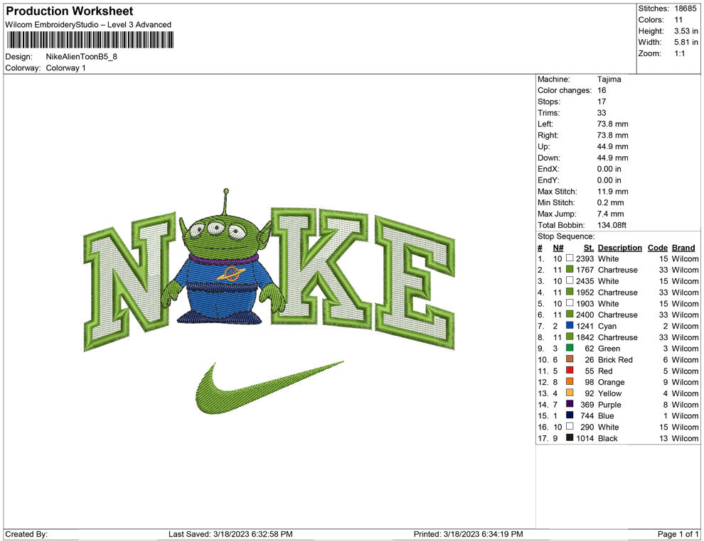 Nike Alien toon B