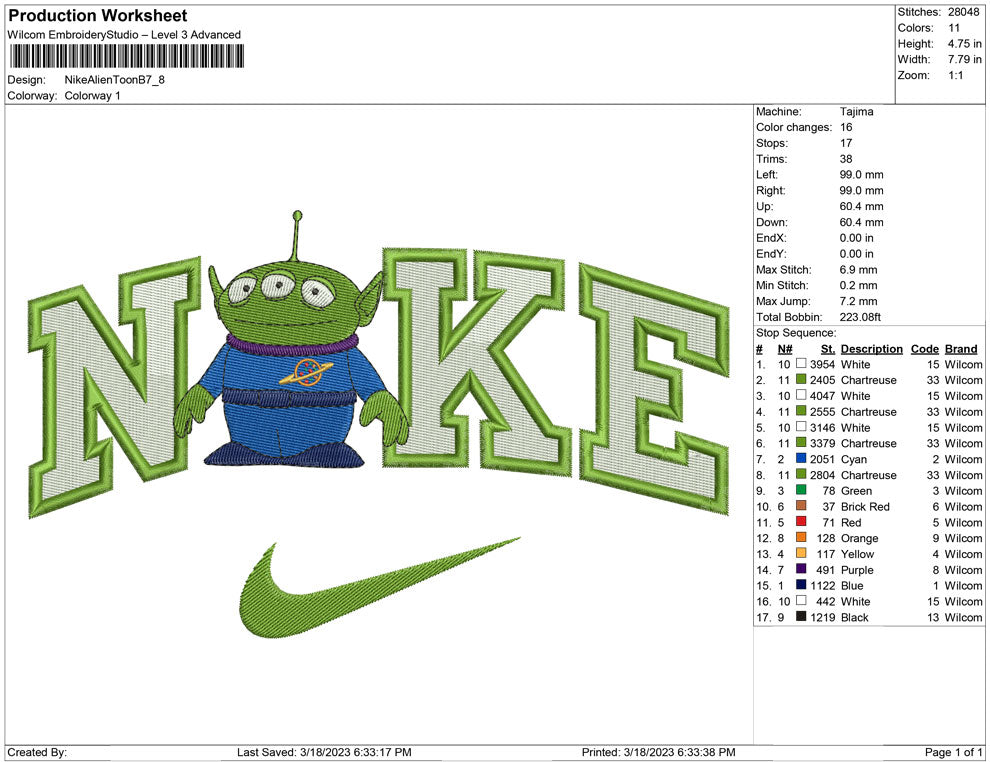 Nike Alien toon B