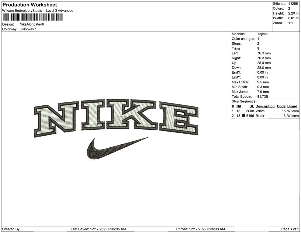 Nike Alongated