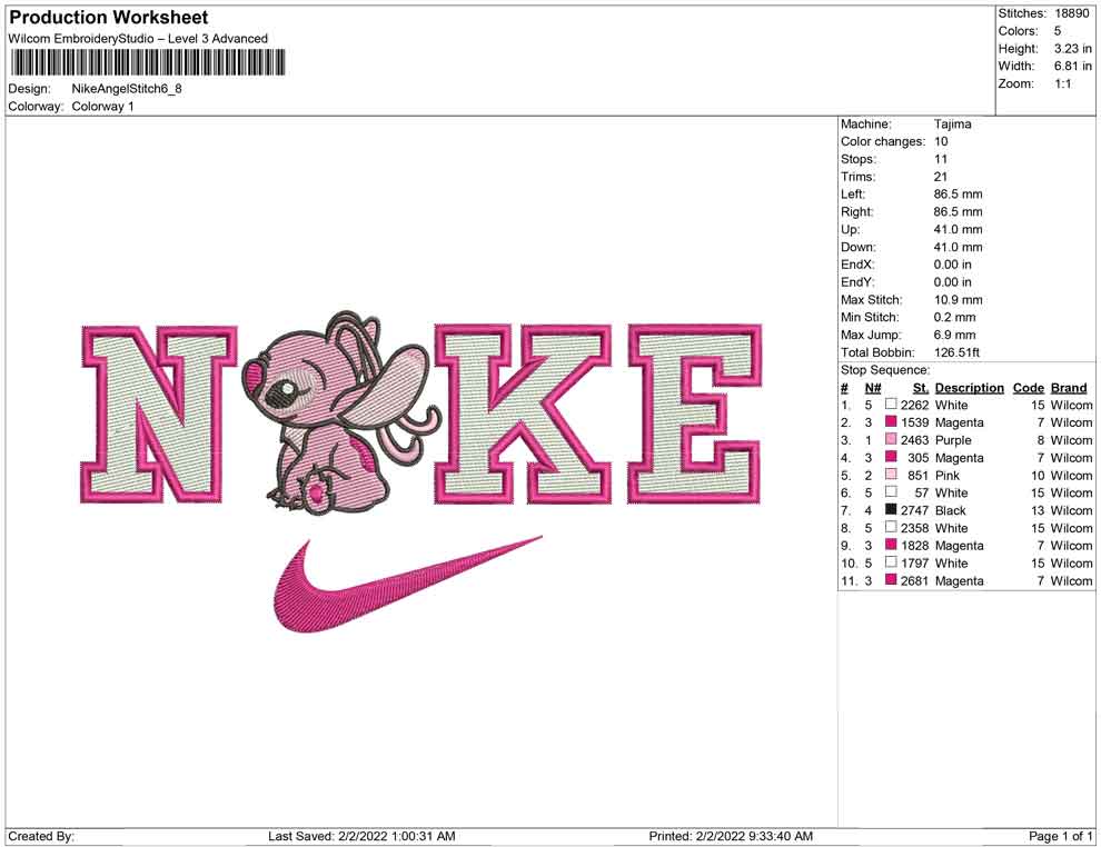 Nike Angel Stitch