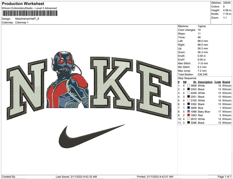 Nike Ant man half