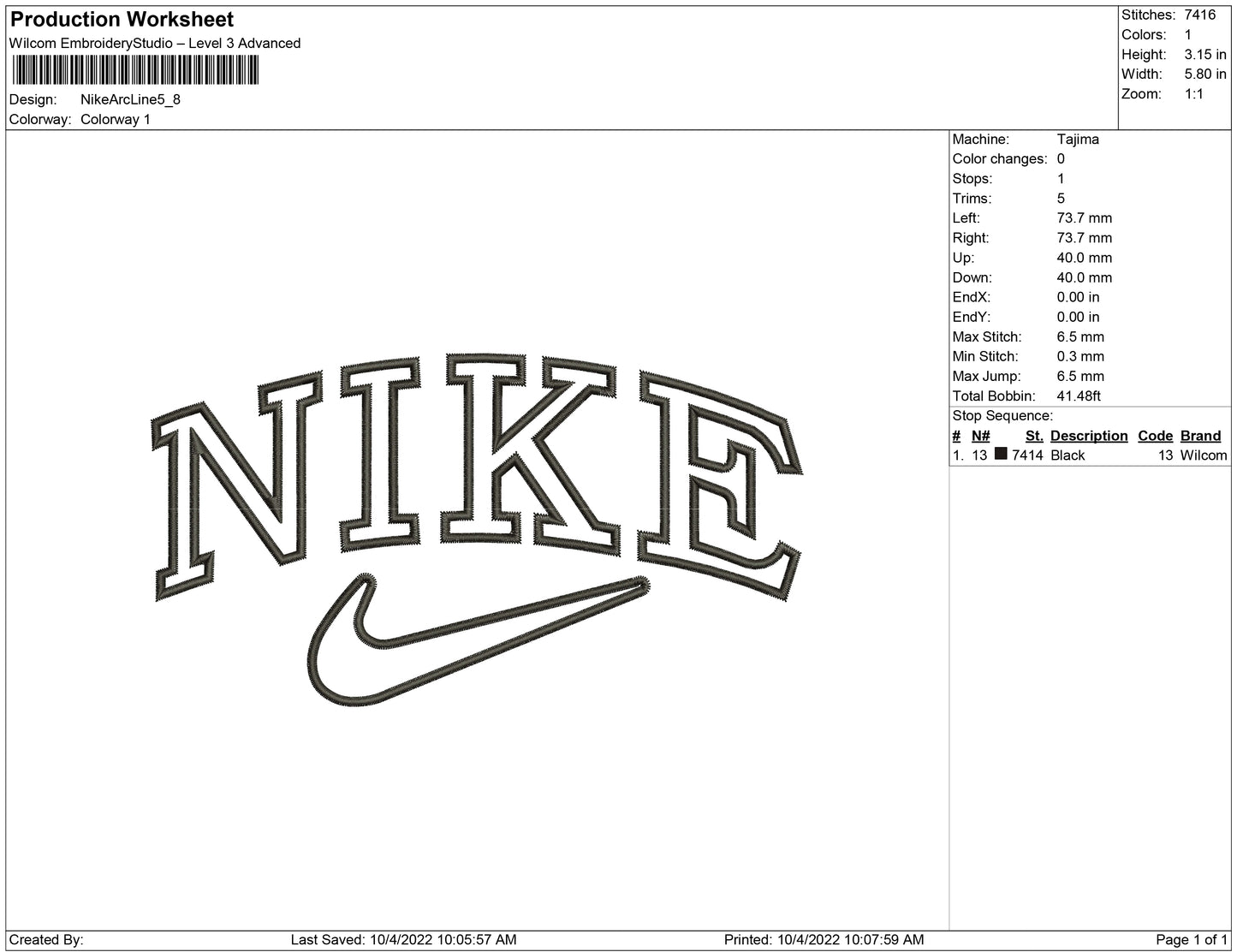 Nike Arc Line
