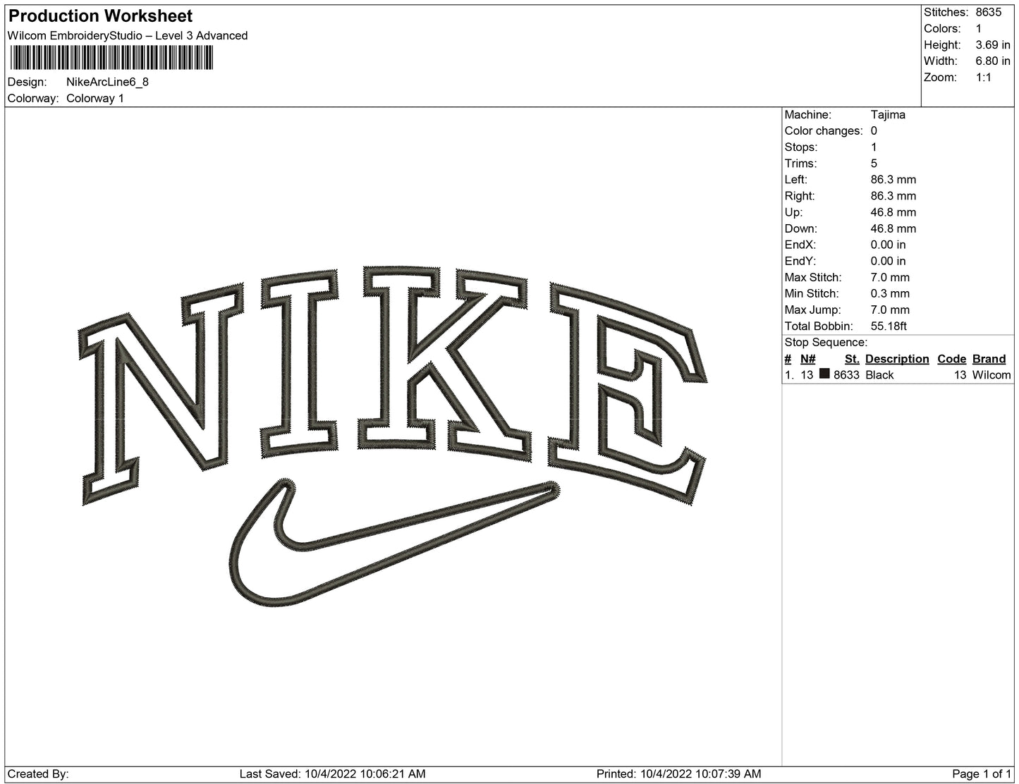 Nike Arc Line