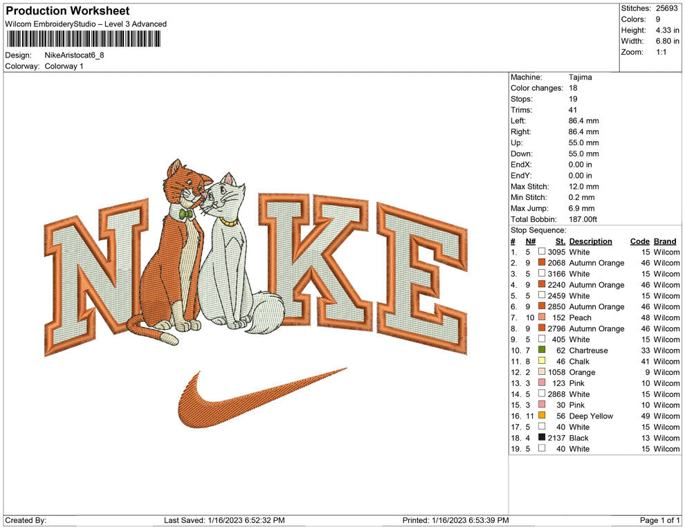 Nike aristocat