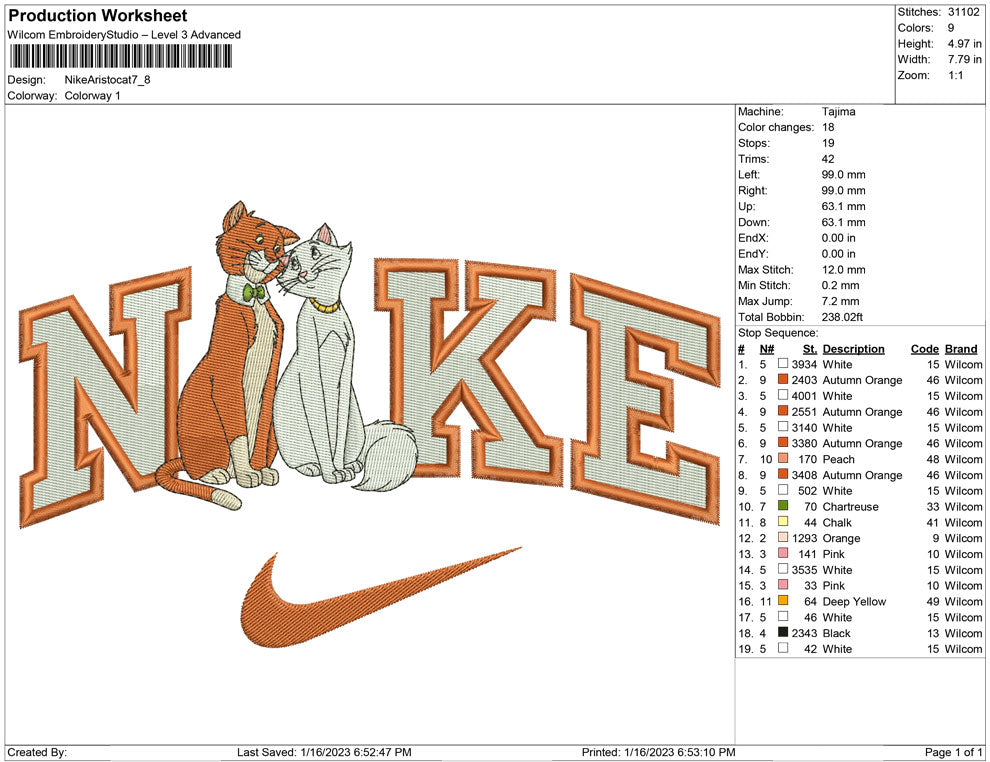 Nike aristocat