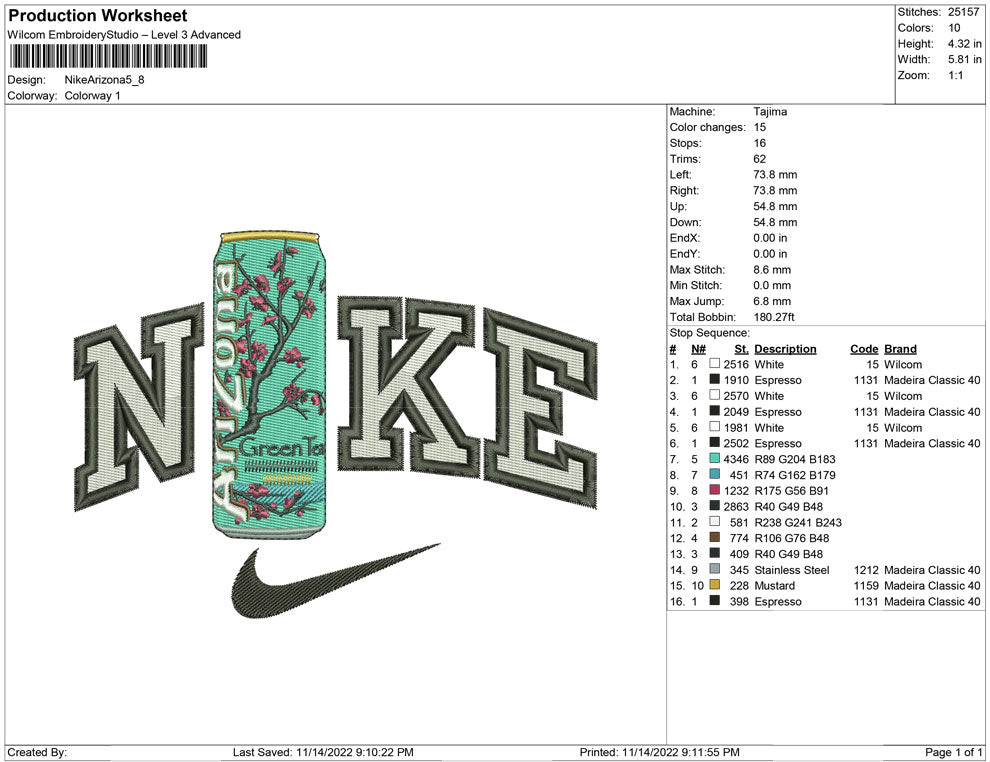 Nike Arizona bottle