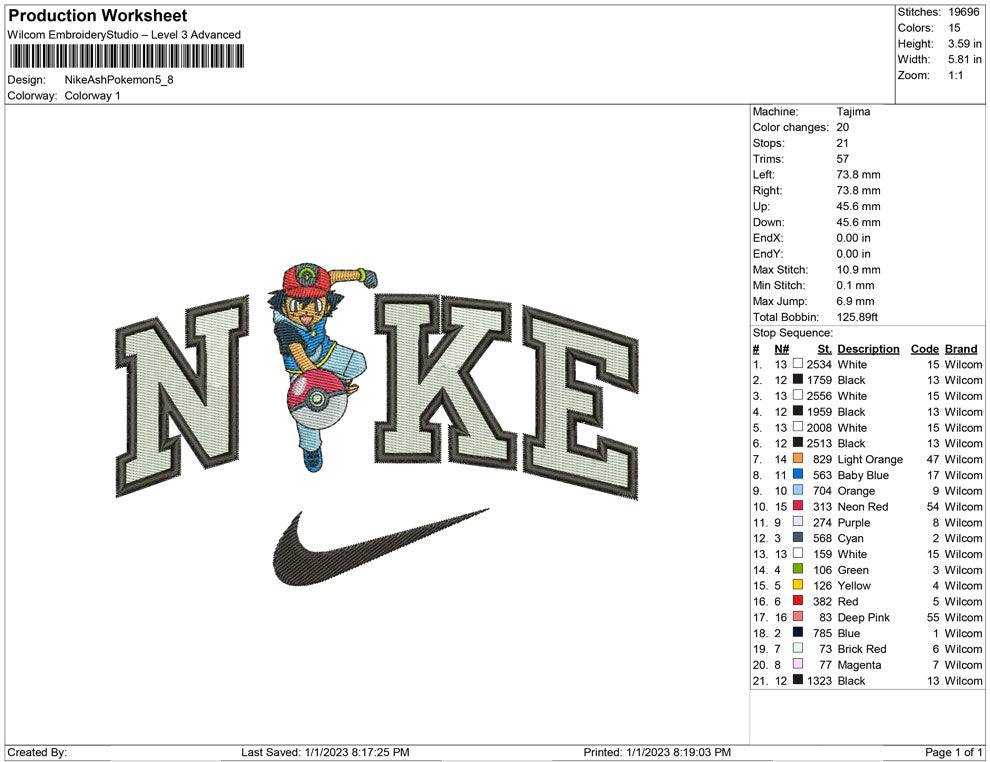 Nike ash pokemon