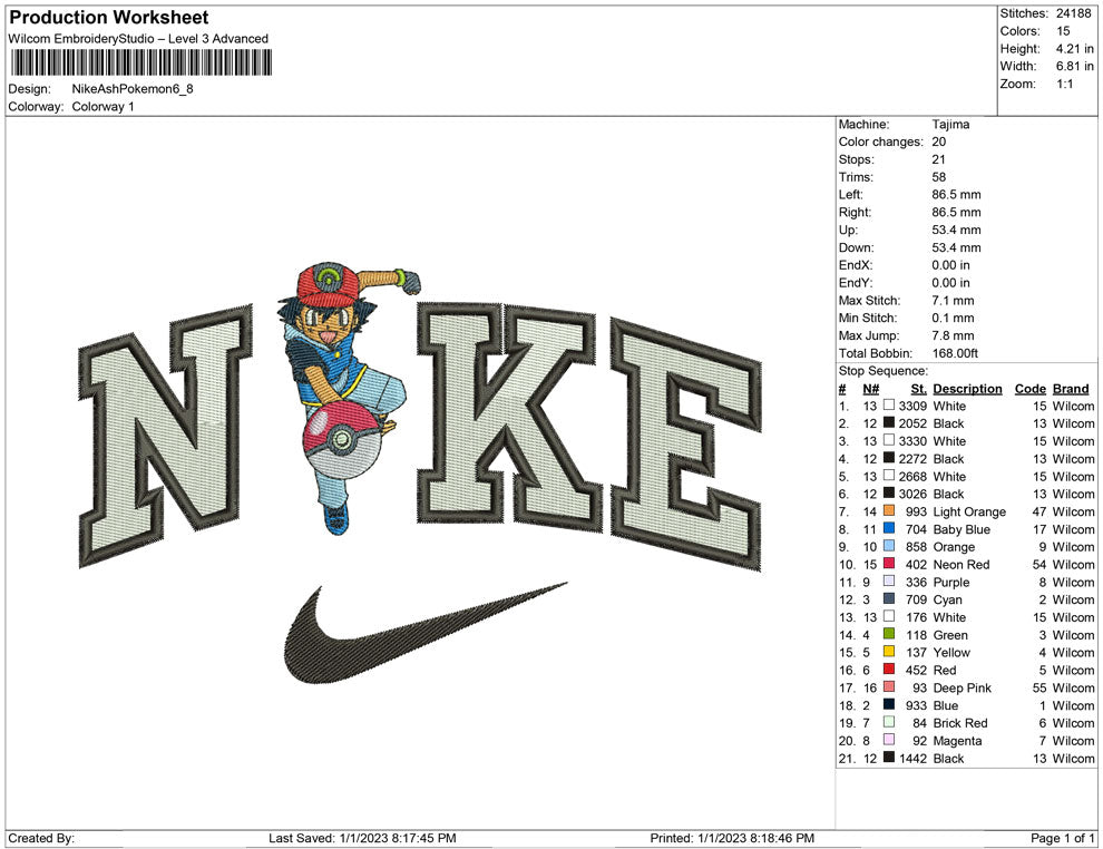 Nike ash pokemon