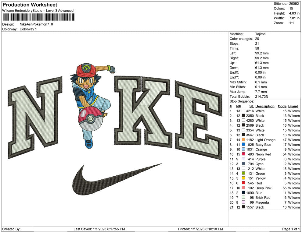 Nike ash pokemon
