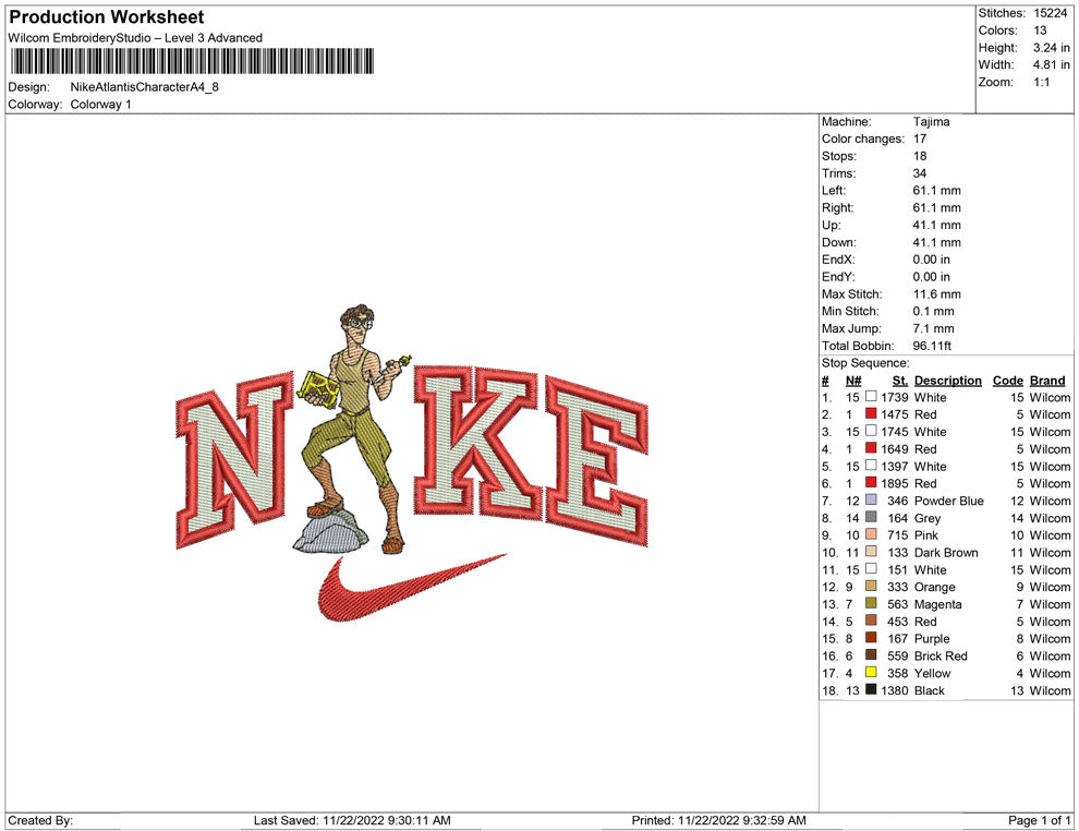 Nike Atlantis Character