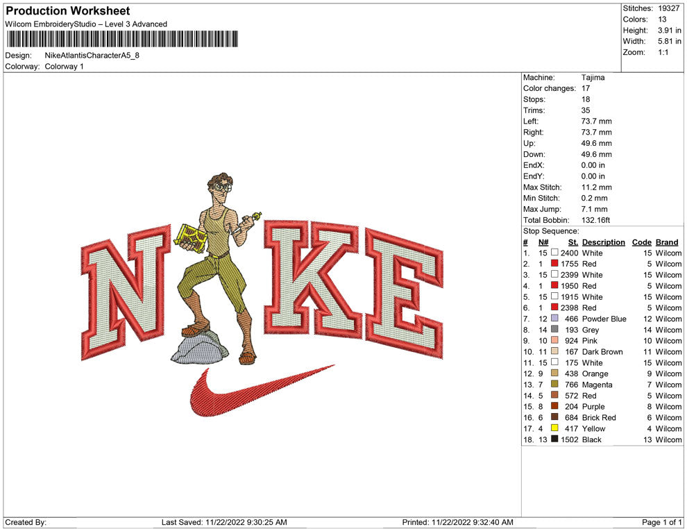 Nike Atlantis Character