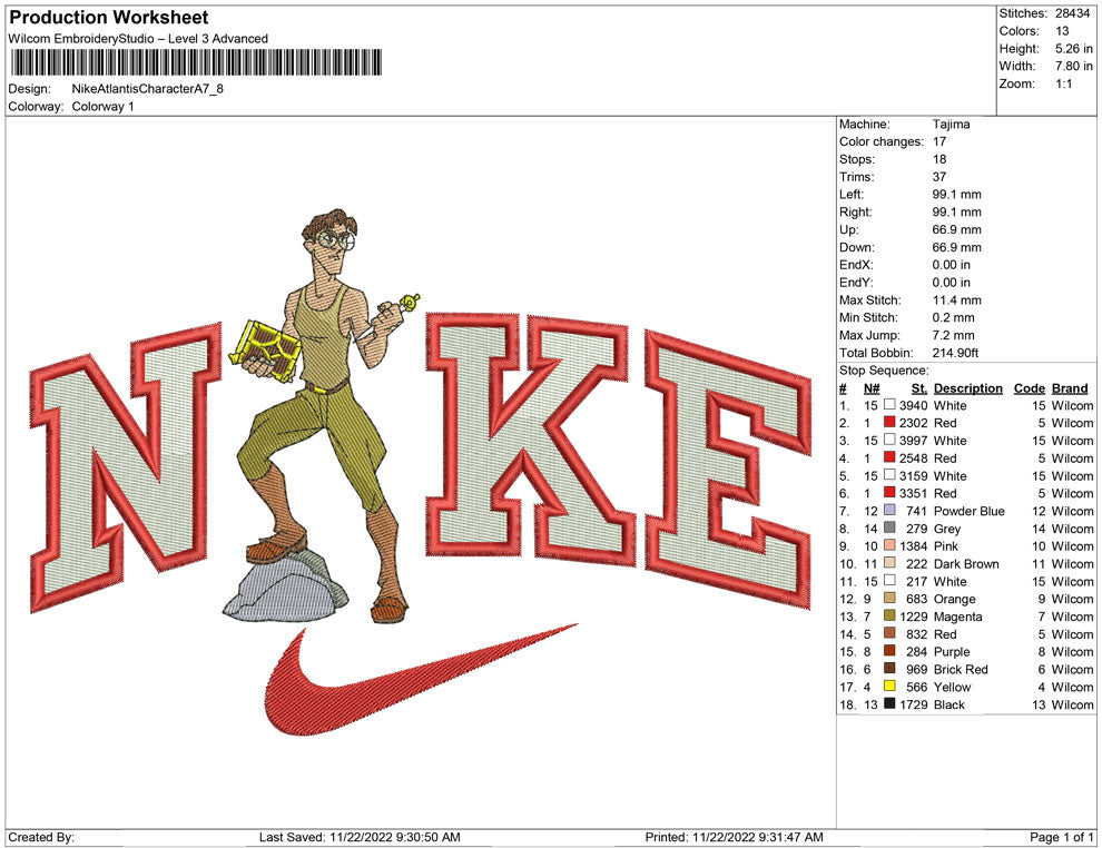 Nike Atlantis Character