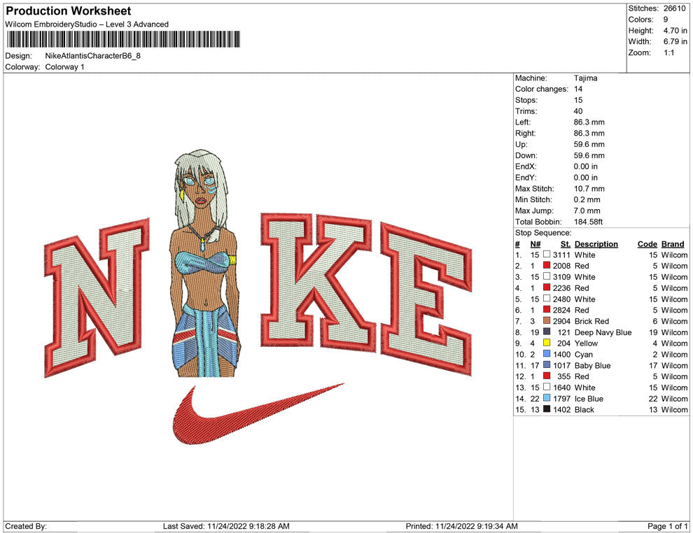 Nike Atlantis Character B