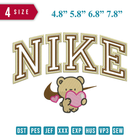 Nike Baby Bear Brown Heart