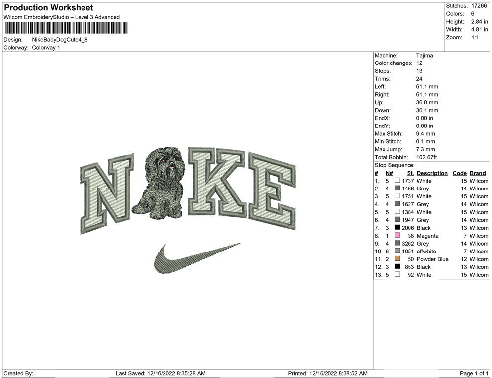 Nike Baby Dog cute