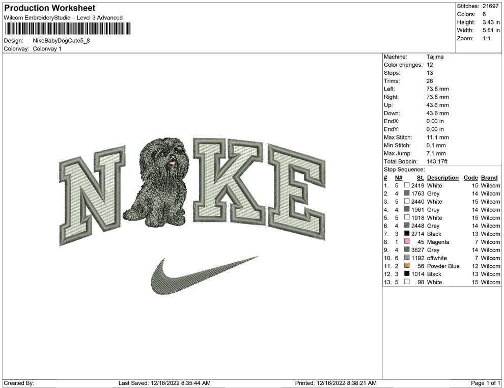 Nike Baby Dog cute