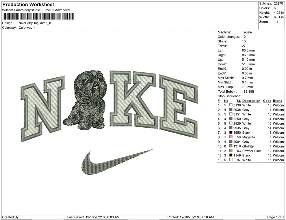 Nike Baby Dog cute