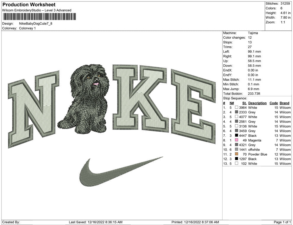 Nike Baby Dog cute