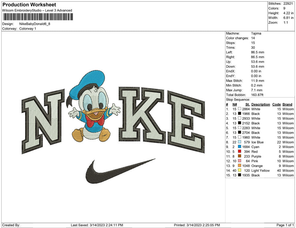 Nike Baby Donald