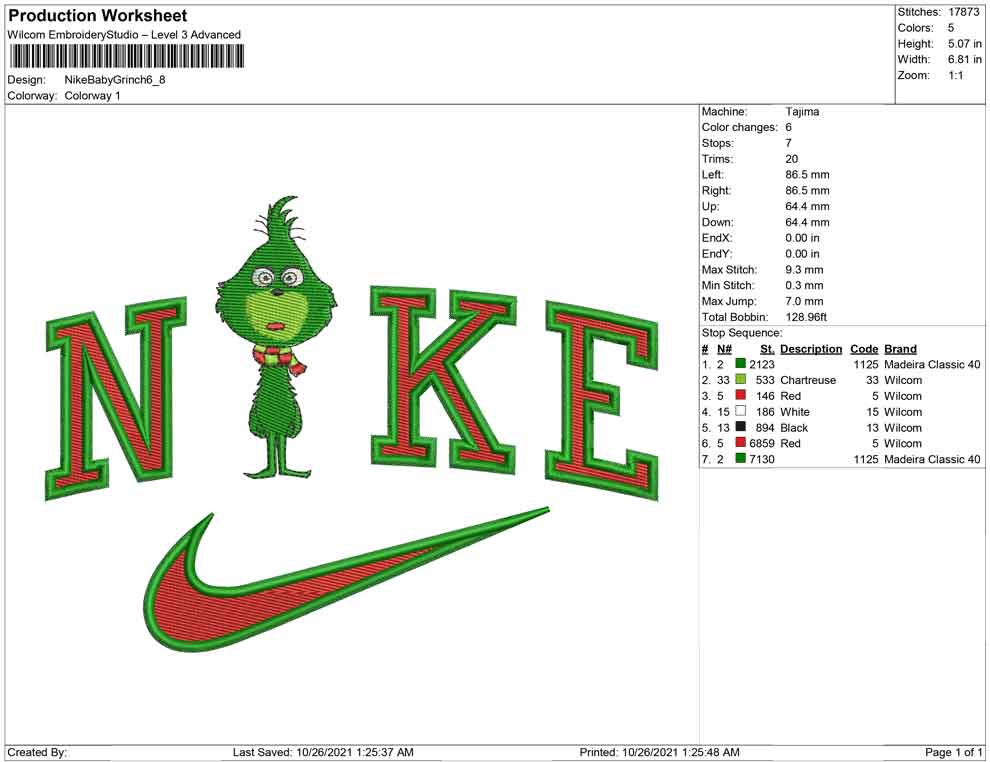 Nike Baby Grinch