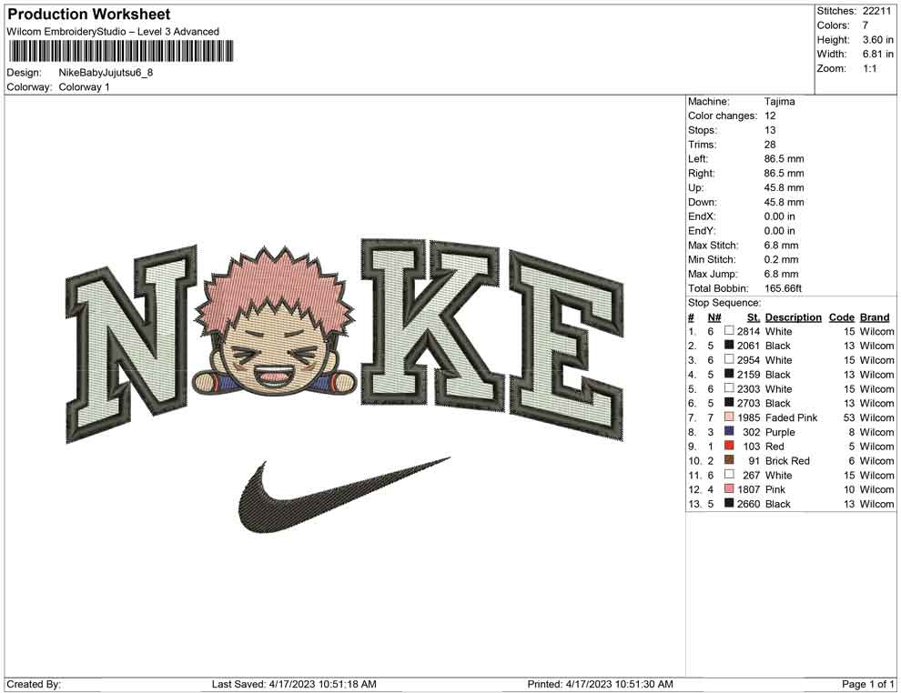 Nike Baby Jujutsu