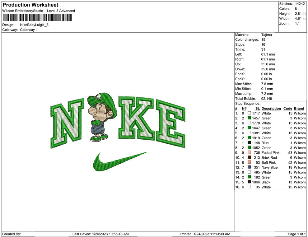 Nike Baby Luigi