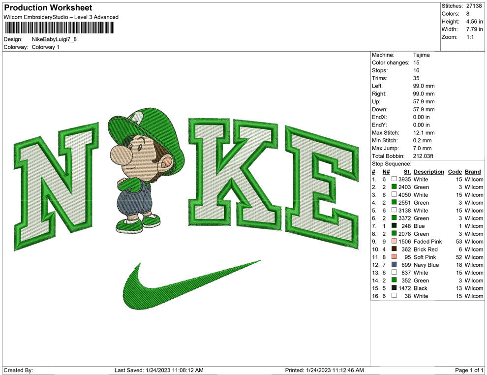 Nike Baby Luigi