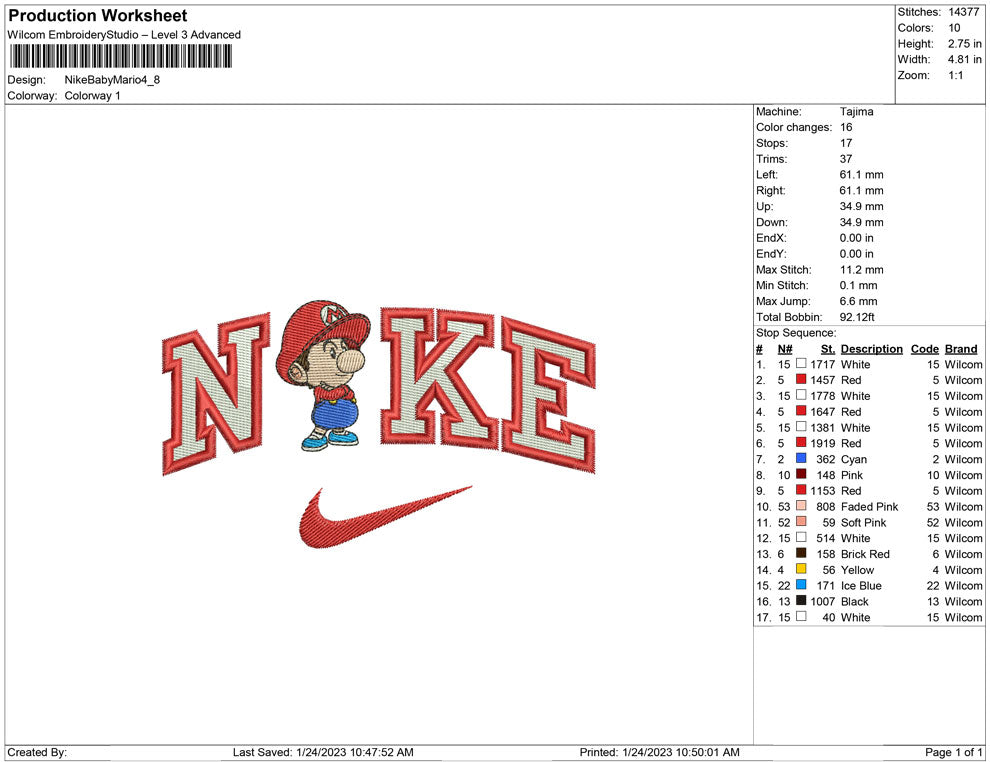 Nike Baby Mario