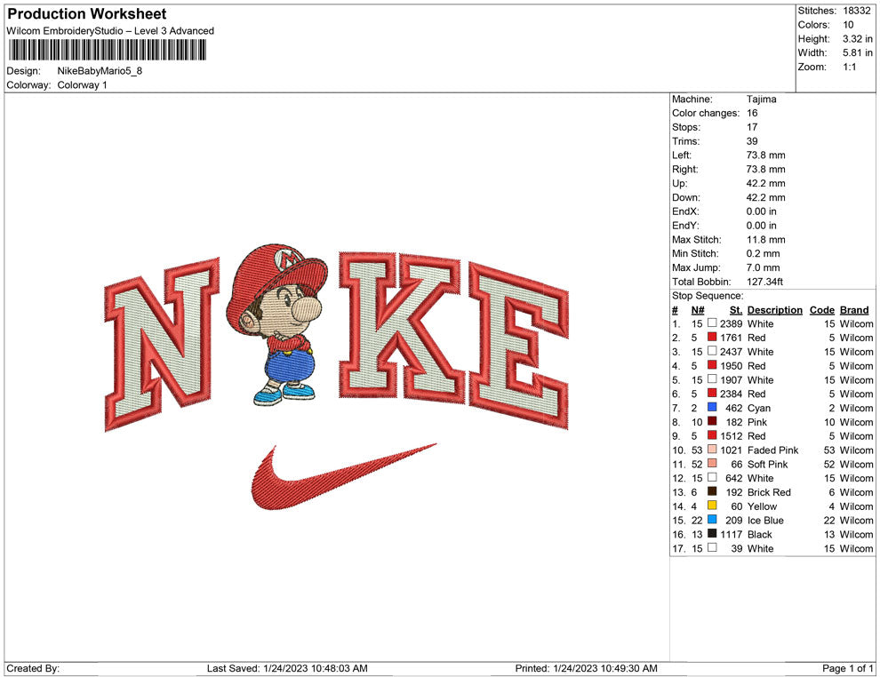 Nike Baby Mario